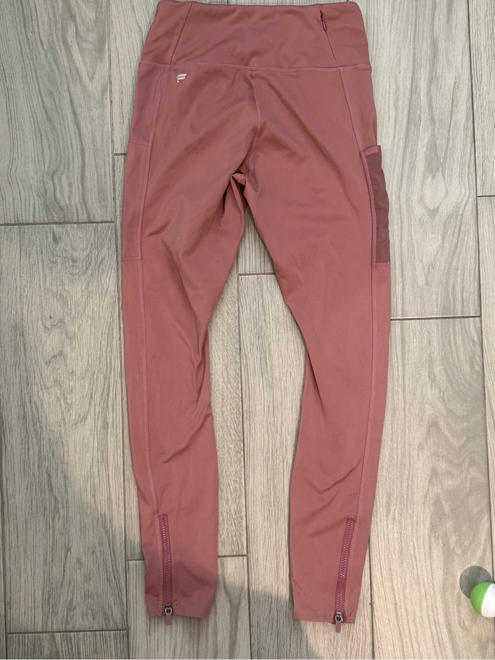 Fabletics Rose Mauve High-Rise Leggings with Side Pocket